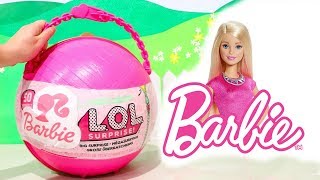 LOL Big Surprise CUSTOM Ball Barbie DIY ! Toys and Dolls Fun for Kids with Doll Accessories | SWTAD