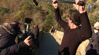 Tournage Les secrets en Ardèche avec Claire Keim
