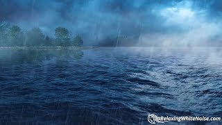 Rain + Ocean Sounds for Sleep, Studying, Focus | Water White Noise 10 Hours