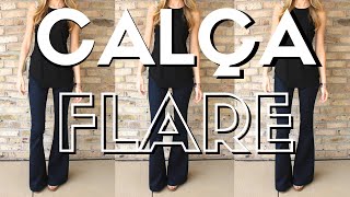 Looks com calça flare - Como usar calça flare