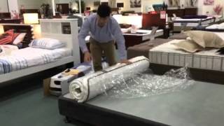 Unboxing The Boxed Rolled Up Pocket Coil Mattress From Sleep King