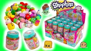 Full Box Shopkins Season 6 Chef Club Surprise Blind Bag Mystery Jars - Toy Video