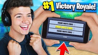 HOW TO PLAY FORTNITE: BATTLE ROYALE MOBILE (iOS Invite Codes)