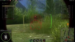 Как вытащить бой при 1 Fps или мини-обзор Амх50-100 в Ground War Tanks