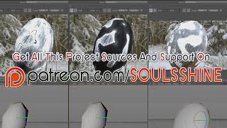 V10(Part2) ARNOLD RENDER CINEMA4D ADVANCED PROCEDURAL SNOW SHADERS