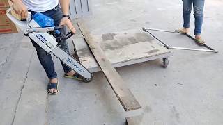 [Gọi:0973648388]Thử máy cưa xích Thụy Điển 365 hàng nhái Trung Quốc