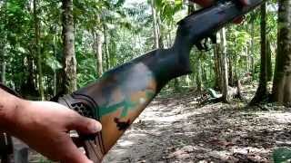 TIRO À LONGA DISTÂNCIA COM A CARABINA HATSAN 125 5,5mm.