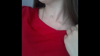 Подвеска на леске кристалл