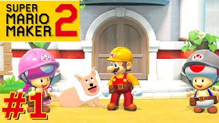 Story Mode Gameplay Part 1! Super Mario Maker 2