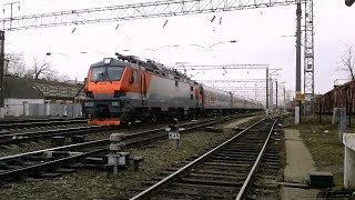 РЖД ЭП20-019 с поездом Адлер - Москва