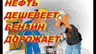 Анонс Нефть дешевеет бензин дорожает