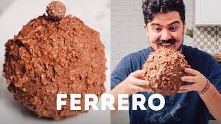 FERRERO ROCHER GIGANTE - COMO FAZER? | PÁSCOA | BIGODE SOZINHO NA COZINHA | ESPECIAL PÁSCOA