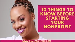 10 Things You Should Know BEFORE Starting Your Nonprofit