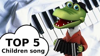 ЛУЧШИЕ ДЕТСКИЕ ПЕСНИ НА ПИАНИНО ТОП 5 на фортепиано урок piano красивая мелодия музыка мультфильмы
