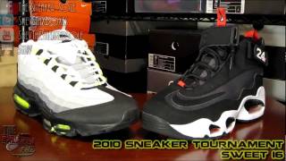 #22 (2) Nike Air Max 95 "Neon Yellow" vs. (10) Nike Air Griffey Max 1 "Fire Red" (Sweet 16)