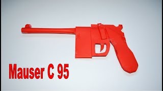 How to make a paper gun - C 96 - DIY