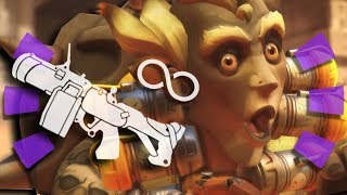 Overwatch - Junkrat but w/ no reloading ever