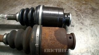 1997 Subaru Legacy Front Axle Replacement -EricTheCarGuy