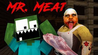 Monster School: MR. MEAT Horror Game Challenge - Minecraft Animation