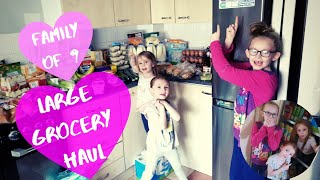 Large Family Grocery Haul | Meal Plan | Family of 9 | Mama-T