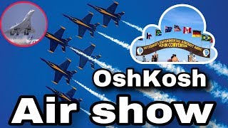Air Show OSHKOSH. Vans RV 8 in full action.
