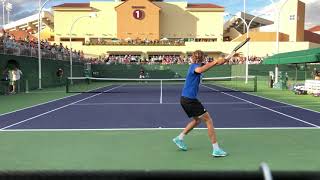 Alexander Zverev (4k 60fps) Practice Court Level