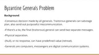 Alternative Consensus and Enterprise Blockchain