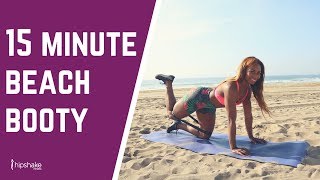 15 Minute Beach Booty Workout with Resistance Bands | Tone N Twerk