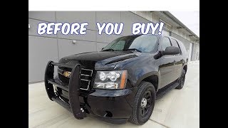 Watch This BEFORE You Buy a Chevy Tahoe Police Pursuit Vehicle! (PPV)