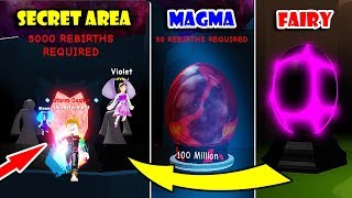 *NEW* SECRET AREA, MAGMA EGG & OPEN EGG - 500M FAIRY In Dashing Simulator!! [Roblox]