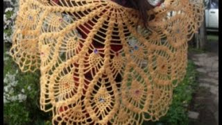 ВЯЗАНИЕ ШАЛЕЙ КРЮЧКОМ для НАЧИНАЮЩИХ - 2019 / Shawls KNITTING CROCHET FOR BEGINNERS / HÄKELN