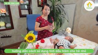 Hướng dẫn cách sử dụng tinh dầu tràm trị ho, tiêu đờm cho trẻ nhỏ