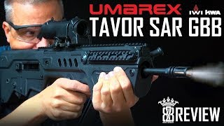 KWA Umarex IWI Tavor SAR TAR-21 GBB Review &  Disassembly   Deutsch
