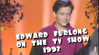 Edward Furlong on the TV show (1992) ＥＸＣＬＵＳＩＶＥ