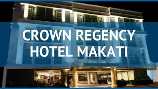CROWN REGENCY HOTEL MAKATI 3* Лусон обзор – отель КРОУН РЕДЖЕНСИ ХОТЕЛ МАКАТИ 3* Лусон видео обзор