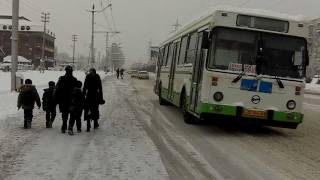 Барф дар Душанбе, Snow in Dushanbe