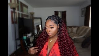 Braidless Crochet Hairstyle | No Cornrows | FreeTress Cocoa Curl Ft. Divatress