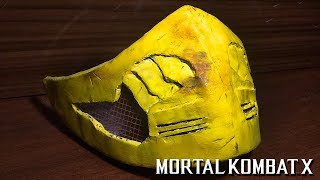 Как сделать Маску Скорпиона из Mortal Kombat X (Самый Лёгкий Способ)