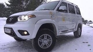 2017 UAZ Patriot (3163) 2.7 МТ. Start Up, Engine, and In Depth Tour.