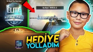 KARDEŞİME ROYAL PAS HEDİYE ETTİM ! KUTUDAN M416 BUZ DİYARI ÇIKTI !! - PUBG Mobile