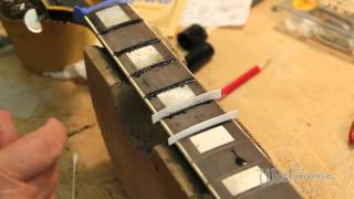 Refretting a Gibson Les Paul Custom