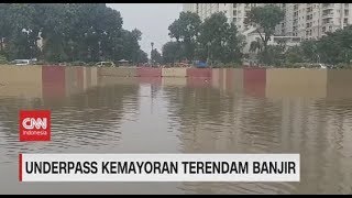 Underpass Kemayoran Kembali Terendam Banjir