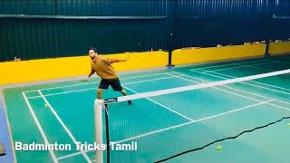 Badminton Forehand Drive Backhand Drive Trick shots