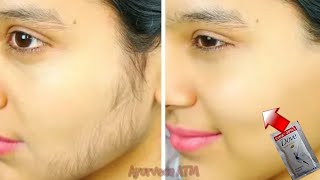 In 2 Minutes, Remove Unwanted Hair Permanently || No Shave || No Wax || magical remedy ||