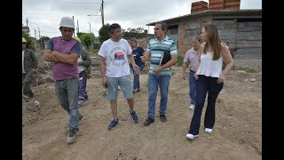 VIDAL RECORRIÓ LA OBRA DE DESAGÜES PLUVIALES DE LA CUENCA DEL ARROYO DUPUY EN LA MATANZA