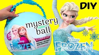 CUSTOM Big Surprise Ball Elsa & Anna DIY ! Toys and Dolls Fun with Frozen Blind Bags