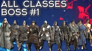 Dark Souls 3 All Classes Vs Ludex Gundyr Gameplay(Boss #1)