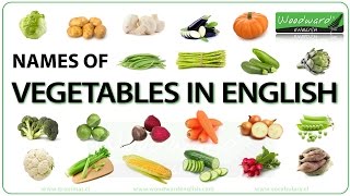 Vegetables in English