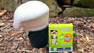 Fence Post Installation with Foam!