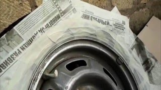 Как покрасить диски баллончиком своими руками